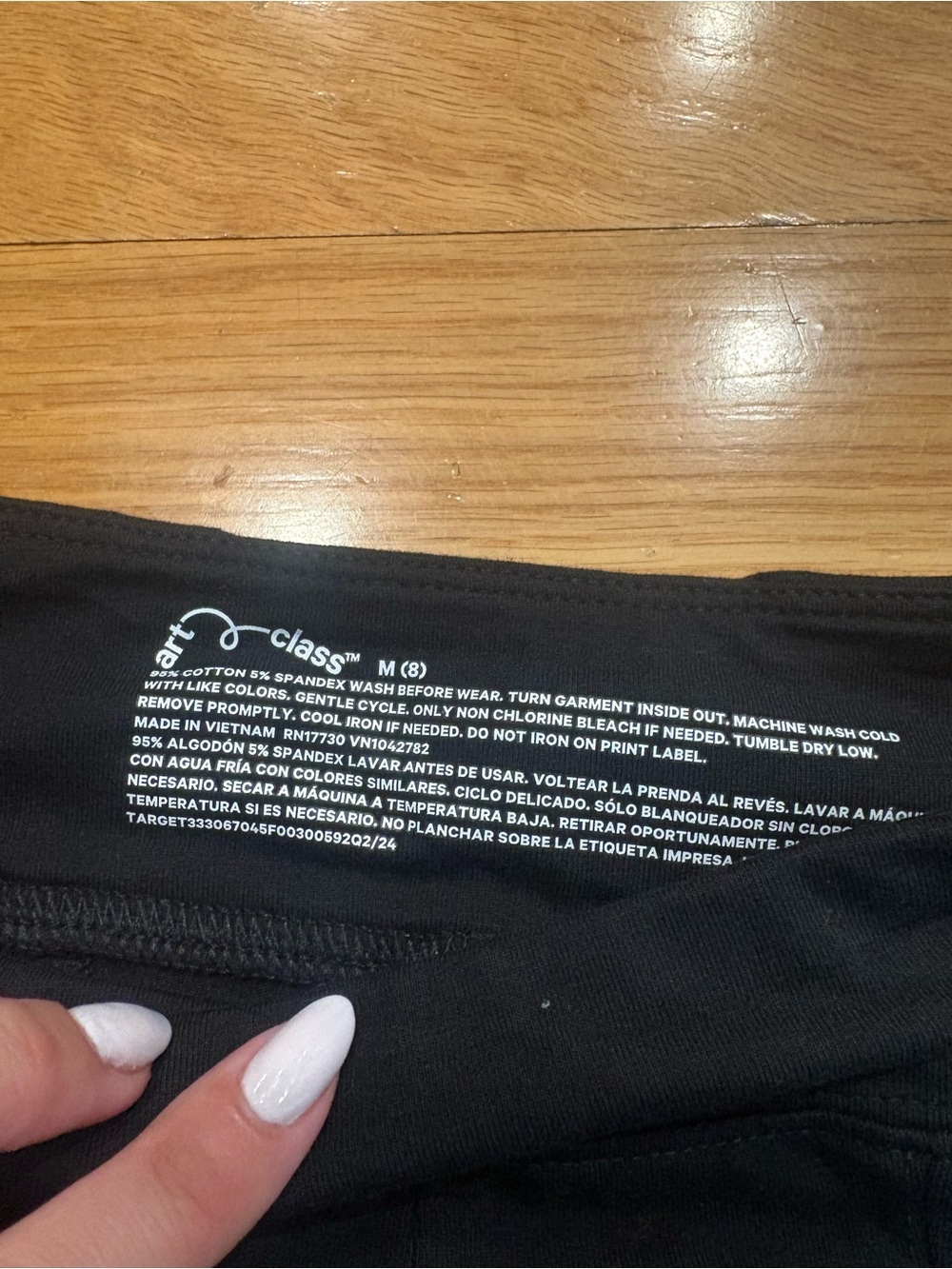 art class Black Flare Leggings - Picture 2 of 3